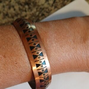 Vintage Native Copper Bracelet